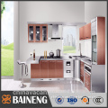 Aluminium kitchen cabinet made in China factory / modern latest design kitchen aluminium
